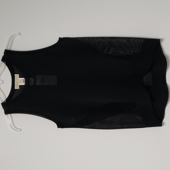 Michael Kors Tops - Michael Kors black mesh sleeveless blouse